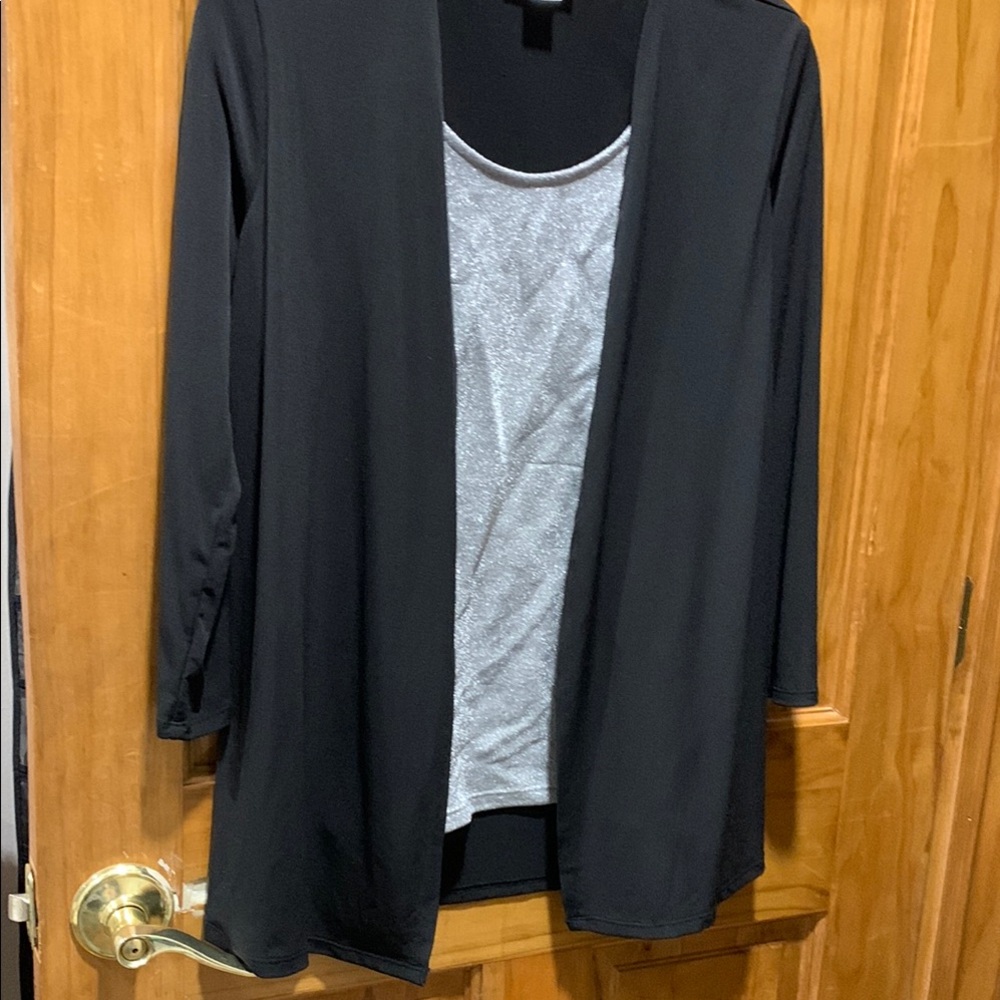 Black and Gray Women's Blouse offer five when bundle two or more
